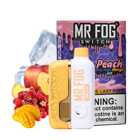 MR FOG Vape Switch SW15000 Peach Blue Razz Mango Ice