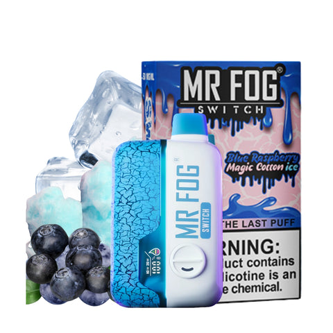 MR FOG Vape Switch SW15000 Blue Raspberry Magic Cotton Ice