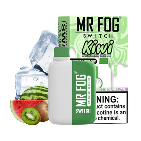 MR FOG Vape Switch 5500 Puffs Kiwi Watermelon Acai Ice