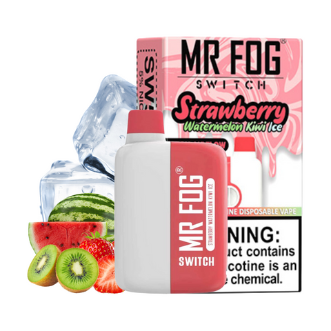MR FOG Vape Switch 5500 Puffs Strawberry Watermelon Kiwi Ice