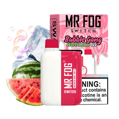 MR FOG Vape Switch 5500 Puffs Watermelon Bubble Gang Ice