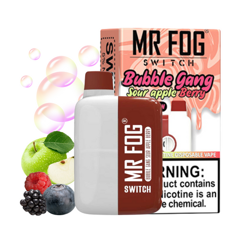 MR FOG Vape Switch 5500 Puffs Bubble Gang Sour Apple Berry